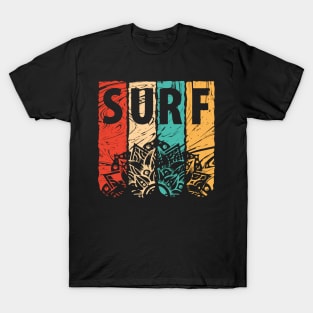 Surfer Surf Desing T-Shirt